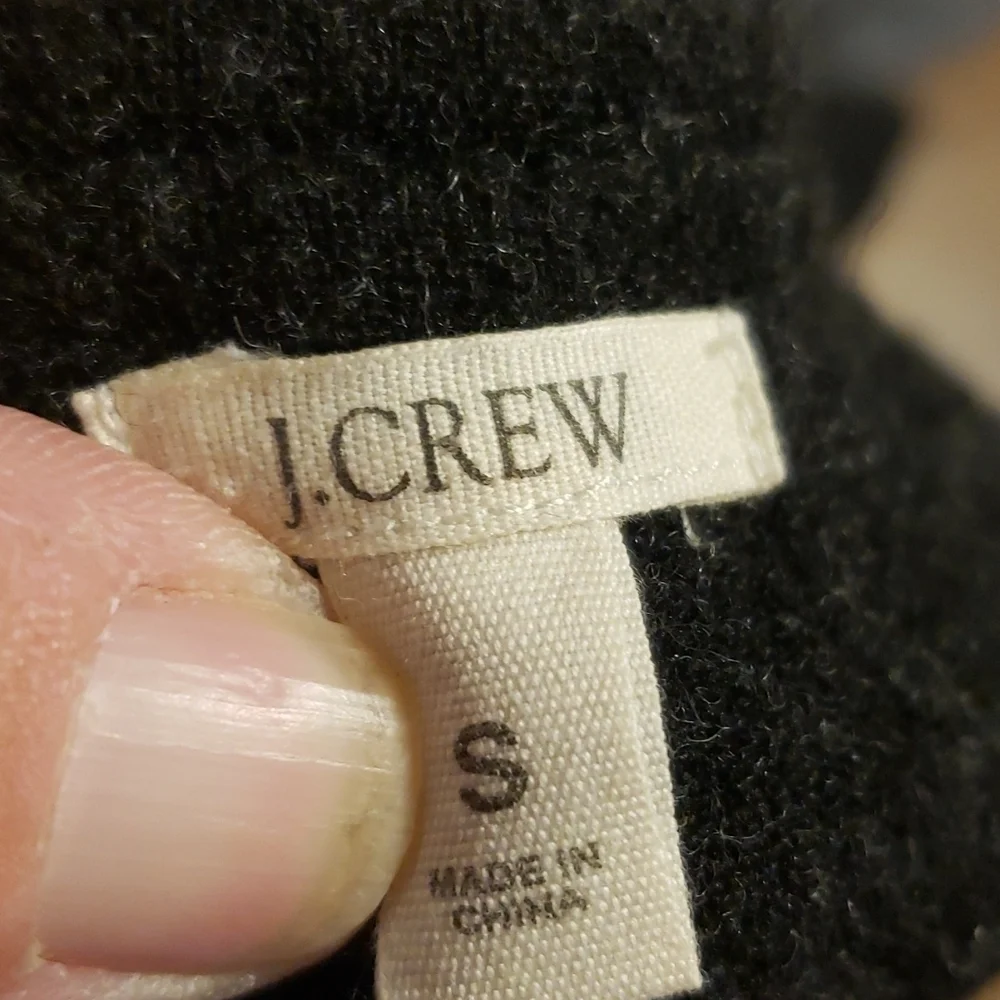 J crew wool blend 3/4 sleeve shift dress with pockets warm